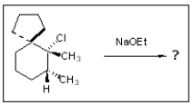 <strong>How many alkene products are possible in the following reaction? </strong> A) None; cannot eliminate B) One C) Two D) Three E) Four