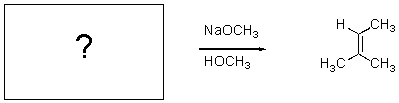For the transformation below,give the structure of the starting material.