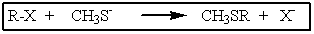 <strong>Which of the following haloalkanes would not undergo the reaction below? </strong> A) (CH<sub>3</sub>)<sub>2</sub>CHI B) CH<sub>3</sub>Cl C) (CH<sub>3</sub>)<sub>3</sub>CBr D) CH<sub>3</sub>CH<sub>2</sub>Br E) CH<sub>3</sub>CH<sub>2</sub>CH<sub>2</sub>I