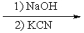 <strong>What reactants are required to achieve the following transformation? </strong> A) B) C) D) E) None of the above.