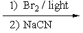 <strong>What reactants are required to achieve the following transformation? </strong> A) B) C) D) E) None of the above.