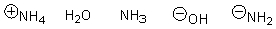 <strong>Arrange the following in order of increasing nucleophilicity. </strong> A) B) C) D) E)