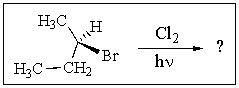 <strong>Counting all stereoisomers,how many monochlorinated products of the free-radical chlorination of (R)-2-bromobutane are possible? (Note that the starting compound is one enantiomer only.) </strong> A) 3 B) 4 C) 5 D) 6 E) 8