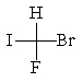 <strong>The correct structure for (R)-bromofluoroiodomethane is:</strong> A) B) C) D) E)