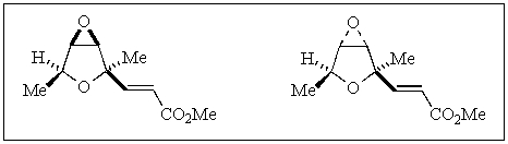 <strong>The relationship between the following two compounds is: </strong> A) same molecule B) enantiomers C) diastereomers D) mesos E) conformers