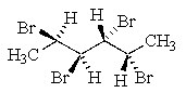 <strong>Which of the following molecules represents a meso compound?</strong> A) B) C) D) E)