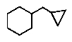 <strong>Which of the following correctly represents cyclopropylcyclohexane?</strong> A) B) C) D) E) None of the above.