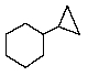 <strong>Which of the following correctly represents cyclopropylcyclohexane?</strong> A) B) C) D) E) None of the above.