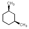 <strong>Which of the following could have both methyl groups in an equatorial orientation?</strong> A) B) C) D) E)