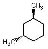 <strong>Which of the following could have both methyl groups in an equatorial orientation?</strong> A) B) C) D) E)