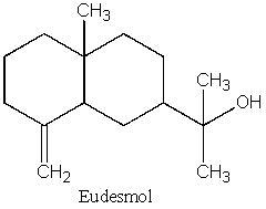 <strong>How many isoprene units are in eudesmal? </strong> A) 0 B) 1 C) 2 D) 3 E) Unable to determine