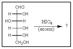 Qualitatively (not quantitatively),what products would be formed from the following reaction?