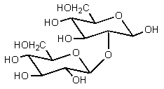 <strong>In which of the following is a typical (most common)disaccharide linkage present (i.e.,in what way does nature link most di- and poly-saccharides: 1,1' vs 1,2' vs 1,3' vs 1,4' vs 1,6')?</strong> A) B) C) D) E)