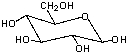 <strong>Which of the following conformations correctly depicts the structure of: <font face=symbol></font>-D-(+)-Glucopyranose?</strong> A) B) C) D) E)