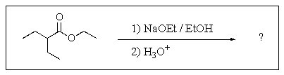 <strong>Predict the major product of the following reaction? </strong> A) B) C) D) E) No significant reaction occurs.