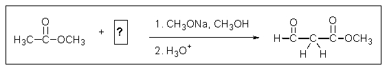 <strong>What missing reactant would be required to provide the product shown? </strong> A) B) C) D) E) None of these would work.