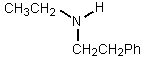 <strong>Which of the following represents N-ethyl-2-phenylethylamine?</strong> A) B) C) D) E)