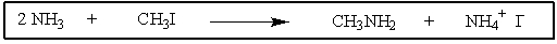 <strong>What by-product(s)would you expect to contaminate methyl amine prepared by the following reaction? </strong> A) (CH<sub>3</sub>)<sub>2</sub>NH B) (CH<sub>3</sub>)<sub>3</sub>N C) (CH<sub>3</sub>)<sub>4</sub>N<sup>+</sup> I<sup>-</sup> D) All of the above. E) None of the above.
