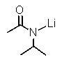 <strong>What is the structure of lithium diisopropylamide (LDA)?</strong> A) B) C) D) E)