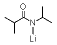 <strong>What is the structure of lithium diisopropylamide (LDA)?</strong> A) B) C) D) E)