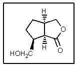 <strong>What would account for the fact that the molecule below racemizes easily,despite having three chiral centers? </strong> A) Lactones are configurationally unstable B) Molecule loses CO<sub>2</sub> easily C) Enolization occurs easily D) Intramolecular transesterification occurs easily E) This molecule is not chiral.