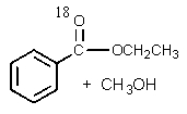 <strong>What would be the organic product of the following reaction? (<sup>18</sup>O is a rare oxygen isotope.) </strong> A) <sup> </sup> B) C) D) More than one of these. E) None of these.