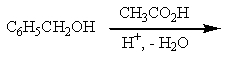 <strong>Which of the reactions listed below would produce benzyl acetate (= benzyl ethanoate)?</strong> A) B) C) D) two of these E) all of these