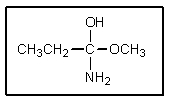 <strong>Substitutions at sp<sup>2</sup> carbons do not occur by an S<sub>N</sub>2 mechanism,but rather by way of a tetrahedral intermediate. The tetrahedral intermediate shown could occur in which reaction? </strong> A) methyl propanoate + ammonia B) propanamide + hydroxide C) propanoic acid + methanol D) propanamide + ethanol E) None of these.