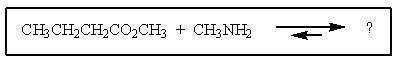 <strong>What would be the products of the following reaction? </strong> A) CH<sub>3</sub>CH<sub>2</sub>CH<sub>2</sub>CH<sub>2</sub>NH(CH<sub>3</sub>)+ H<sub>2</sub>O B) CH<sub>3</sub>NHC(=O)CH<sub>2</sub>CH<sub>2</sub>CH<sub>3</sub> + CH<sub>3</sub>OH C) CH<sub>3</sub>CH<sub>2</sub>CH<sub>2</sub>CONH<sub>2 </sub> + CH<sub>3</sub>CH<sub>2</sub>OH D) CH<sub>3</sub>OH + CH<sub>3</sub>CH<sub>2</sub>CH<sub>2</sub>OC(=O)NHCH<sub>3</sub> E) CH<sub>3</sub>CH<sub>2</sub>CH<sub>2</sub>NH(CH<sub>3</sub>)COCH<sub>3</sub> + H<sub>2</sub>O