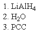 <strong>What reagent(s)would be required to achieve the following conversion? </strong> A) <sup> </sup> B) C) D) E) both A and C