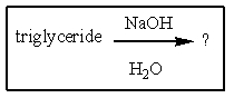 <strong>Which of the following would be most likely to result from saponification of a natural triglyceride? </strong> A) <sup> </sup> B) C) D) E)