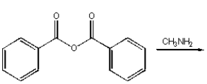 <strong>Which of the following reactions will produce N-methyl benzamide?</strong> A) B) C) D) both A and C E) All of the above.