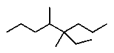 <strong>The following Newman projection represents which molecule? </strong> A) B) C) D) E)