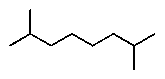 <strong>The following Newman projection represents which molecule? </strong> A) B) C) D) E)