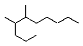 <strong>The following Newman projection represents which molecule? </strong> A) B) C) D) E)