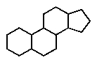 <strong>All steroids are derivatives of the ring system shown.How many tertiary hydrogens are in this ring system? </strong> A) none B) 2 C) 4 D) 5 E) 6