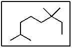 <strong>What is the correct IUPAC name for the following molecule: </strong> A) 2-ethyl-2,6-dimethylheptane B) 1,1,5,5-tetramethylhexane C) 1,1,5,5-tetramethylheptane D) 2,6,6-trimethyloctane E) 4,4-dimethyl-1-isopropylhexane