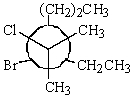 <strong>What is the correct Newman projection for the following molecule? </strong> A) B) C) D) E) None of the above.