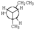 <strong>Consider the potential energy diagram for rotation about the C2-C3 bond in pentane.The position marked A most likely corresponds to which of the following Newman projections? </strong> A) B) C) D) E)