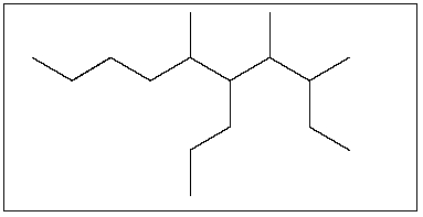<strong>What is the correct IUPAC name for the following molecule? </strong> A) 6-propyl-5,7,8-trimethyldecane B) 5,7,8-trimethyl-6-propyldecane C) 3,4,6-trimethyl-5-propyldecane D) 5-propyl-3,4,6-trimethyldecane E) None of the above.