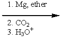 <strong>Which of the following sets of reagents would convert benzyl bromide to phenylethanoic acid? </strong> A) B) C) D) E) both B and D