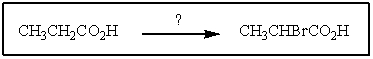<strong>What reagent(s)would accomplish the following conversion? </strong> A) Br<sub>2</sub> B) PBr<sub>3</sub> C) Br<sub>2</sub>/light D) Br<sub>2</sub> + cat.PBr<sub>3</sub> E) PBr<sub>3 </sub>+ cat.Br<sub>2</sub>