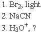 <strong>Several 2-arylpropanoic acids are used as analgesics (painkillers).Three of these [Ibuprofen (= Advil),Naproxen (= Aleve)and Ketoprofen (= Orudis KT)] are currently available in over-the-counter form.Which of the following sets of reagents would accomplish conversion of an ethyl aromatic to a 2-arylpropanoic acid?  </strong> A)   B)   C)   D)   E) both A and B <div style=padding-top: 35px> 
