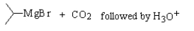 <strong>Which,if any,of the reactions below would produce 2-methylpropanoic acid?</strong> A) B) C) D) All of these reactions would produce the desired product. E) None of these reactions would produce the desired product.