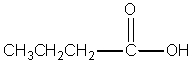 <strong>Which compound best fits the following spectroscopic data? <sup>1</sup>H NMR <font face=symbol></font> = 1.00 (t,J=7.4 Hz,3H); 1.65 (sextet,J=7.5 Hz,2H); 2.31 (t,J=7.4 Hz,2H); and 11.68 (s,1H)ppm.<sup>13</sup>C NMR <font face=symbol></font> = 13.4,18.5,36.3,179.6 ppm.</strong> A) B) C) D) E) none of the above