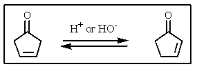 <strong>Indicate to which side,if any,the following equilibrium lies: </strong> A) To the right B) To the left C) Equally to right and left D) Cannot be predicted E) Major product is an enol or enolate ion,respectively