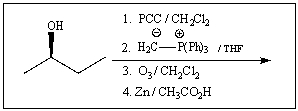 <strong>Predict the product of the following reaction: </strong> A) B) C) D) CH<sub>3</sub>OH E) Both A and C