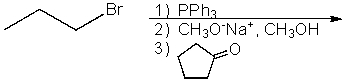 <strong>Predict the product from the following reaction sequence. </strong> A) B) C) D) E)