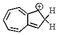<strong>One of the interesting aspects of azulenes is that they are soluble in strong aqueous acids because of a reaction with H<sup>+</sup>.Which of the structures below would represent the most stable form of protonated azulene? </strong> A) <sup> </sup> B) C) D) E)