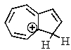 <strong>One of the interesting aspects of azulenes is that they are soluble in strong aqueous acids because of a reaction with H<sup>+</sup>.Which of the structures below would represent the most stable form of protonated azulene? </strong> A) <sup> </sup> B) C) D) E)